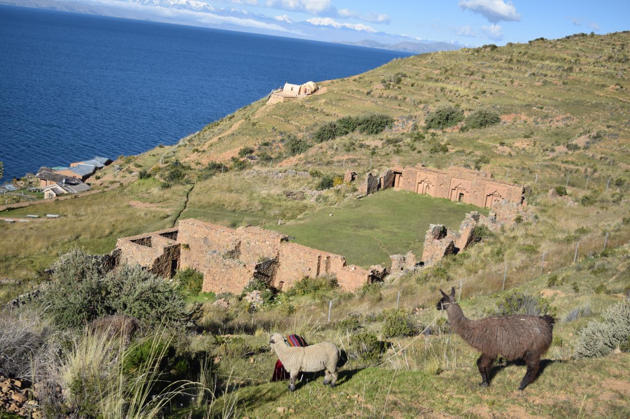 Hostal Luna Del Titikaka En Isla De La Luna Bolivia Hotell Eksteriør bilde